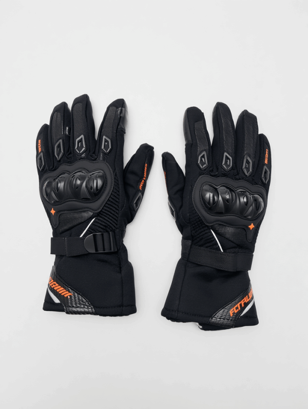 Mănuși moto de iarnă impermeabile – IronRide cu protecții CE