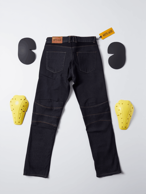 🏍️ Blugi Moto Negri cu Protecții CE 2026