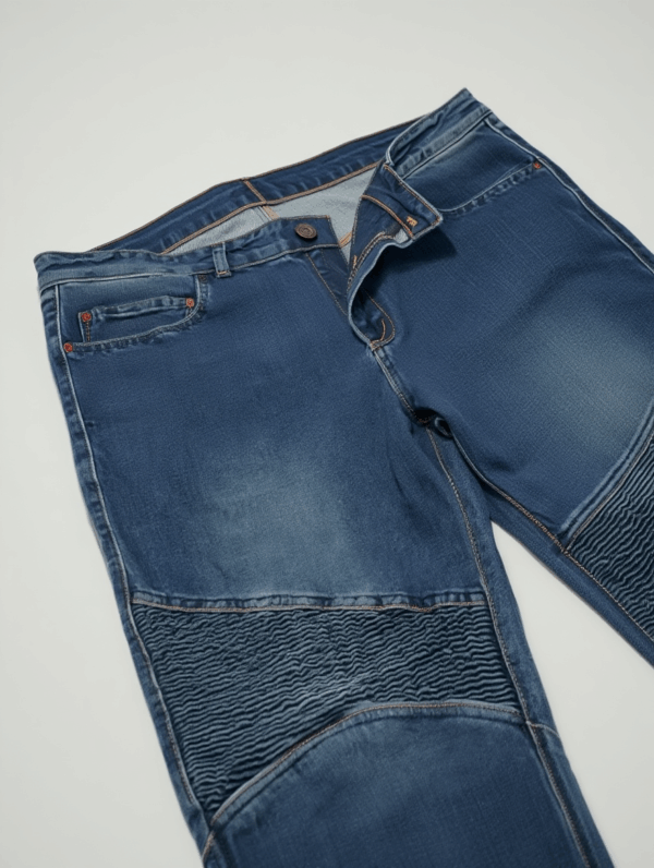 🏍️ Blugi Moto Albaștri cu Protecții CE 2026