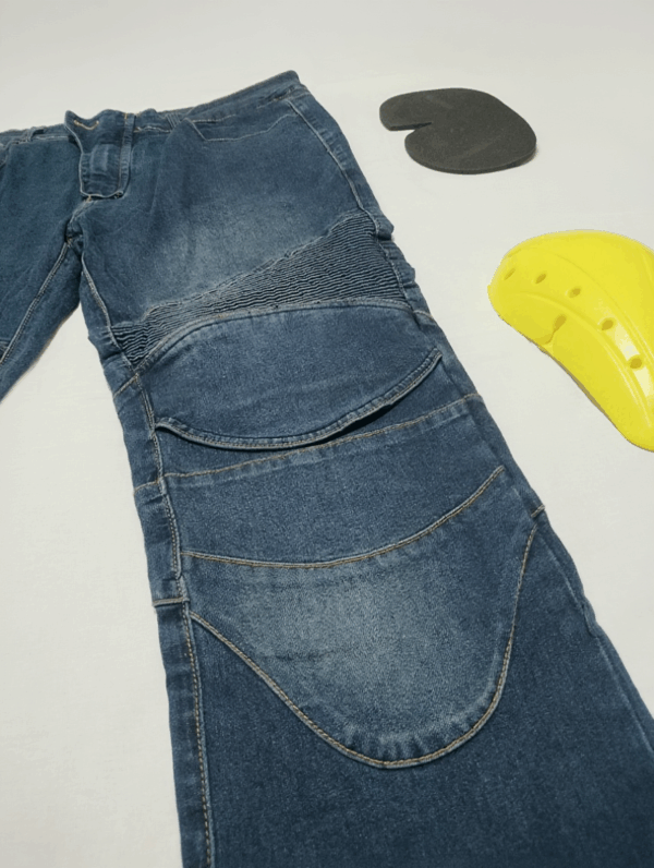 🏍️ Blugi Moto Albaștri cu Protecții CE 2026