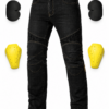 Blugi Moto Negri Ranteos cu Protectii
