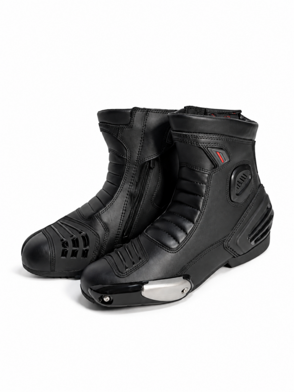 Ghete Moto SM Racewear Adventure din piele naturală
