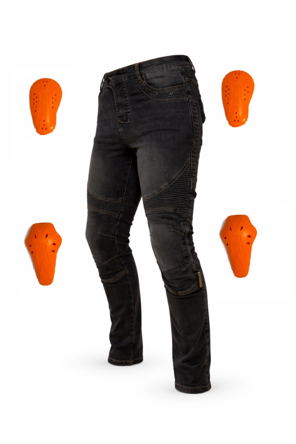 Blugi Moto Kevlar Negri