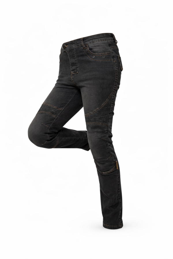 Blugi Moto Kevlar Negri cu Protectii