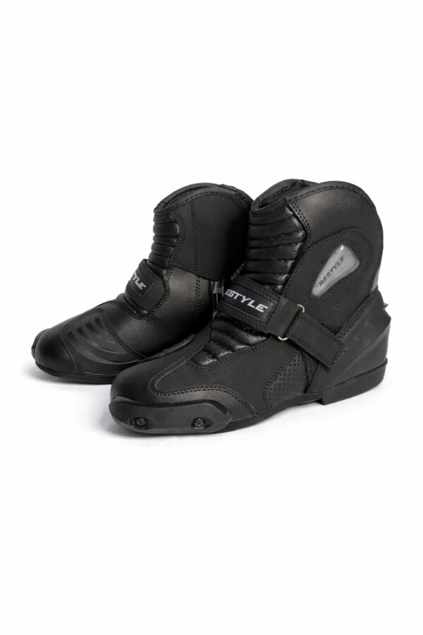 Ghete Moto Restyle din piele naturală