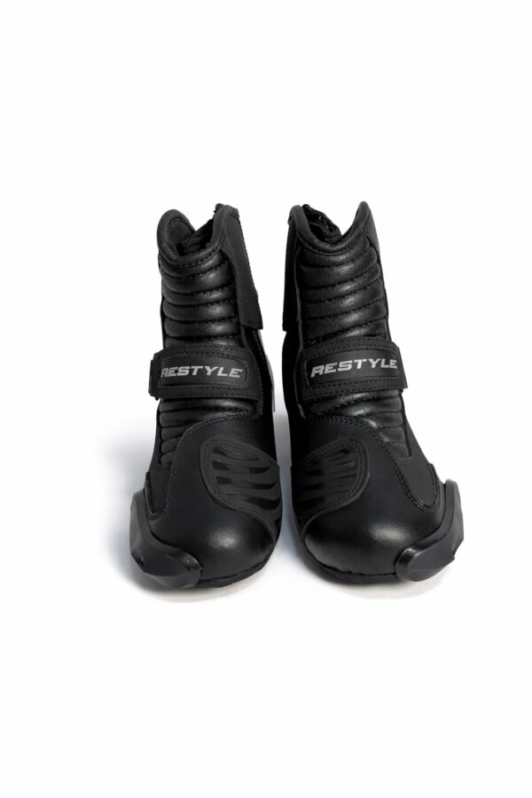 Ghete Moto Restyle din piele naturală
