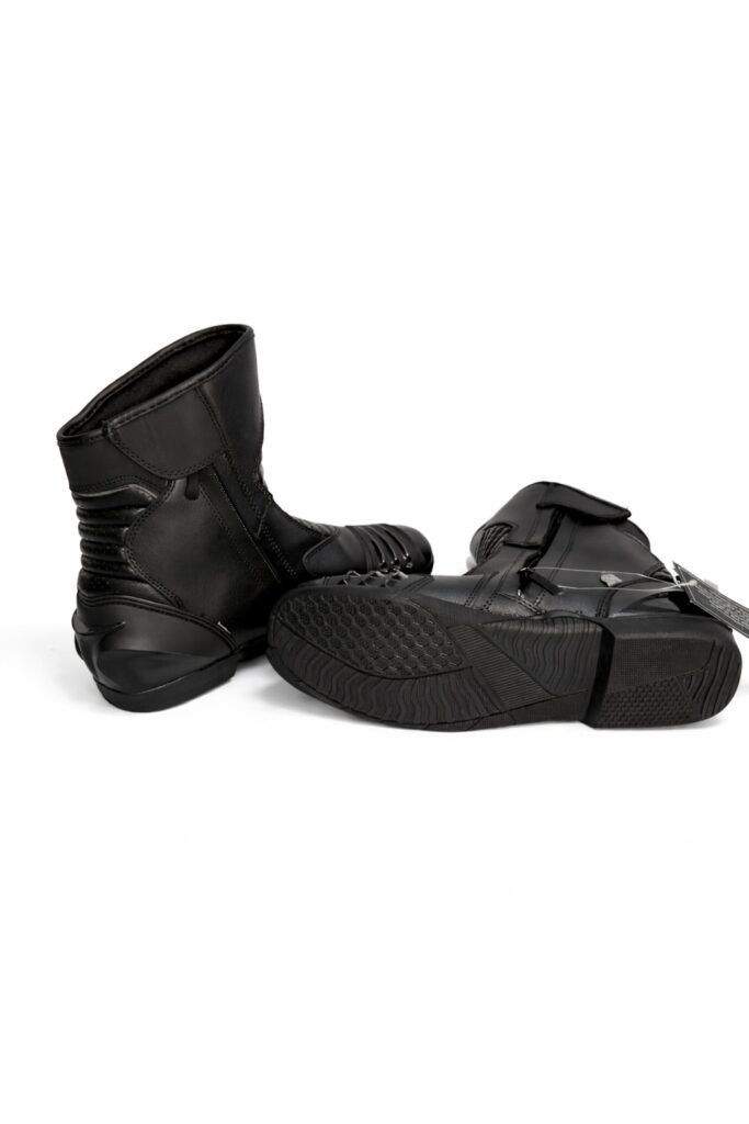 ghete moto din piele naturală 