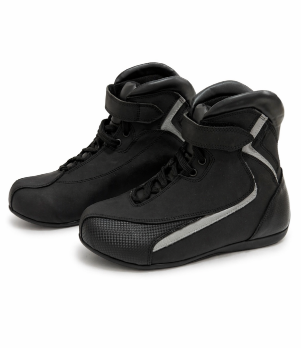 ghete moto SM Racewear Astro Seven negre vedere lateral