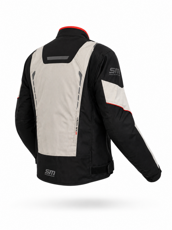 Geacă moto SM Racewear Master cu croială ergonomică și ajustări multiple