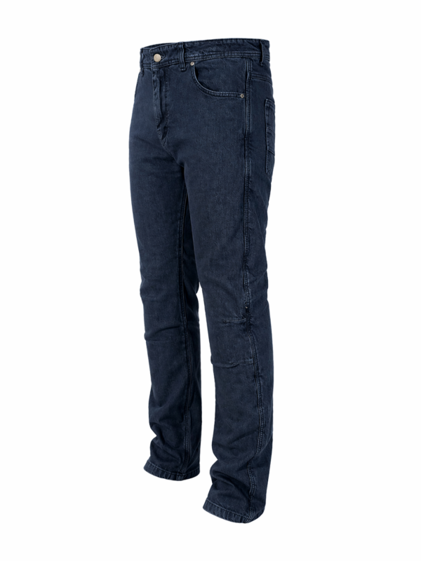 Blugi moto cu protecții integrate și aspect casual pentru utilizare zilnică