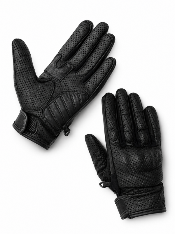 Manusi moto din piele naturala perforata SM Racewear Wendy Dama