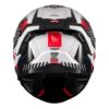 Cască moto integrală MT Thunder 4 SV Luminence A7 Alb/Rosu/Albastru lucios