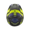 Casca moto integrala MT Thunder 4 SV Lumex B27 Albastru/Galben Mat