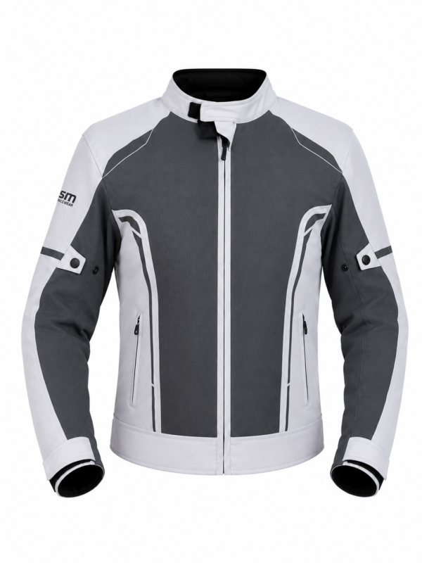Geaca Moto de vara SM Racewear Mesh Gri - 2 straturi