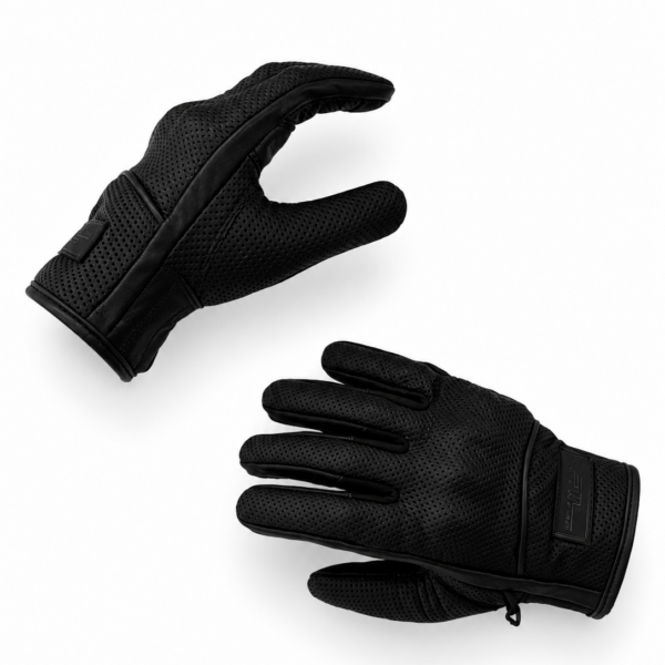 Manusi moto din piele naturala perforata SM Racewear Wind