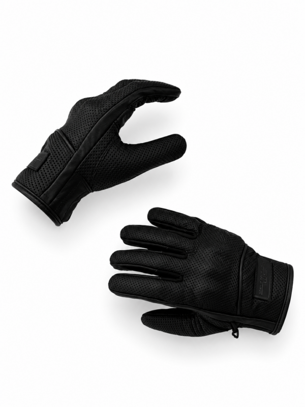 Manusi moto din piele naturala perforata SM Racewear Wind