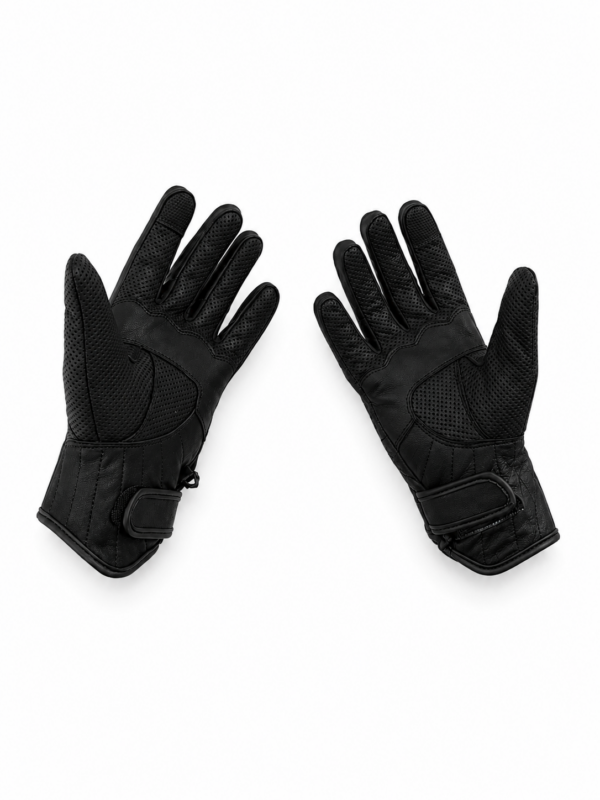 Manusi moto din piele naturala perforata SM Racewear Wind