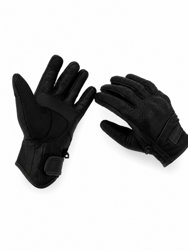 Manusi moto din piele naturala perforata SM Racewear Wind