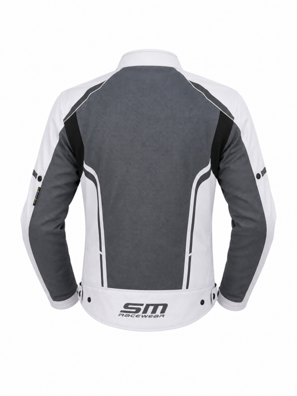 Geaca Moto de vara SM Racewear Mesh Gri - 2 straturi