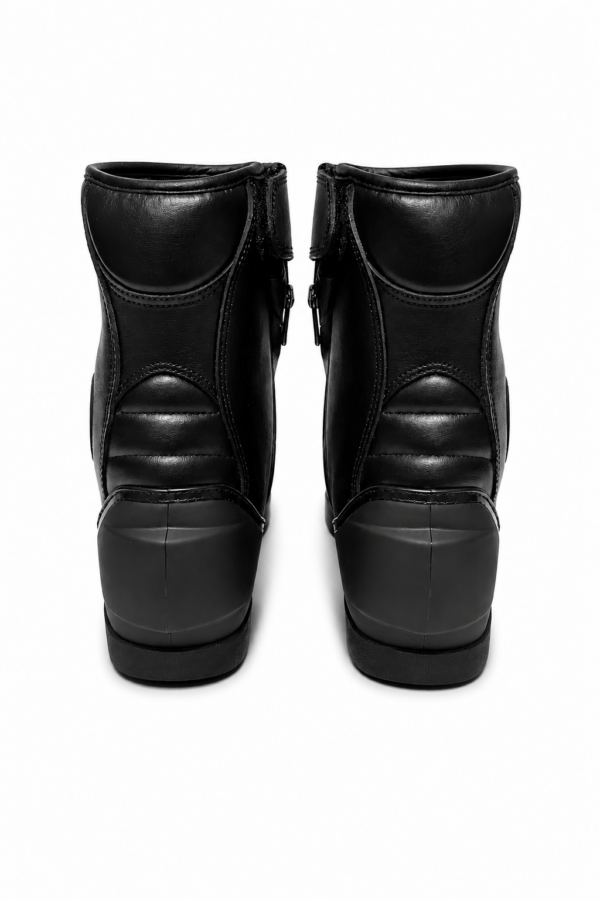 Ghete Moto SM Racewear Detroit Short din piele naturala