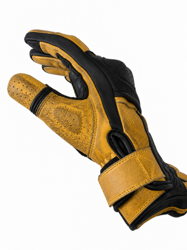 Mănuși Moto Damă din Piele Perforată Ventilate, cu Protecții TPU, Touchscreen și Certificare 1KP