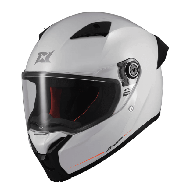 Cască moto integrală Axxis Fenix A0 alb lucios ECE 22.06
