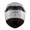 Cască moto albă Axxis Fenix cu interior detașabil