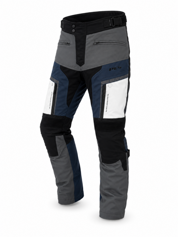 Pantaloni Moto Touring PES Carpathian Series – 4 Sezoane, Ripstop 600D EN 17092 Clasa AA, Impermeabili, Protecții CE Level 2