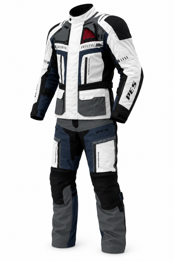 Pantaloni Moto Touring PES Carpathian Series – 4 Sezoane, Ripstop 600D EN 17092 Clasa AA, Impermeabili, Protecții CE Level 2