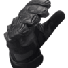 Mănuși Moto Lungi din Piele PES cu Protecții TPU, Touchscreen și Ventilație – Negru