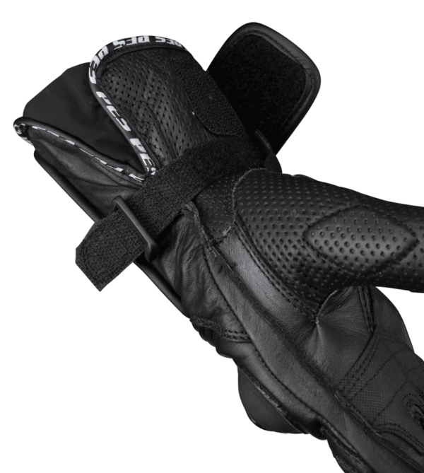Mănuși Moto Lungi din Piele PES cu Protecții TPU, Touchscreen și Ventilație – Negru