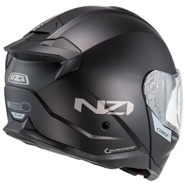 Cască moto modulară NZI Combi 3 Duo Black Matt