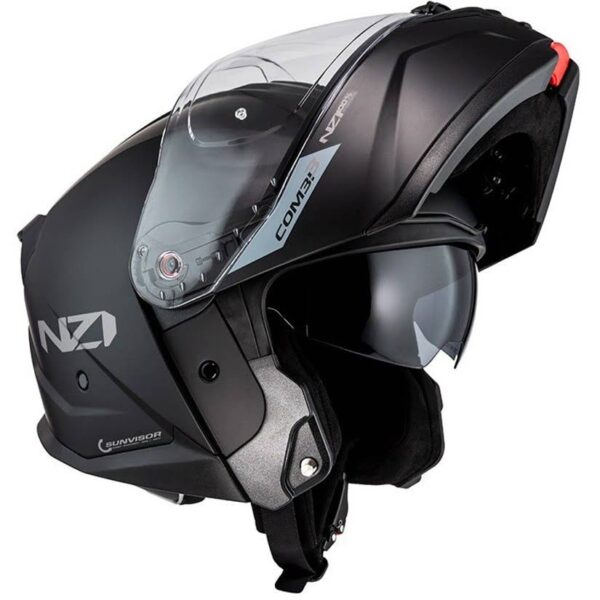 Cască moto modulară NZI Combi 3 Duo Black Matt