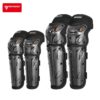 Set genunchiere și cotiere moto Motowolf, reglabile, prindere Velcro cu eliberare rapidă, ventilate, protecție Shell certificată CE, model 1010 Long