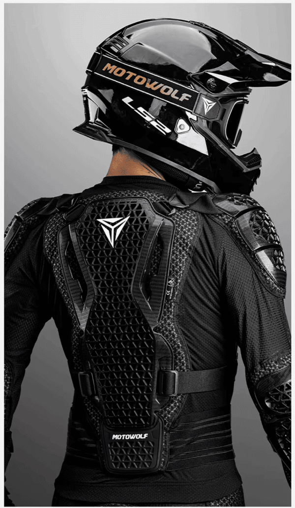 Armură Moto Certificată Motowolf – Protecție Nivel 2 pentru Stradă, Off-Road, ATV și Bicicletă