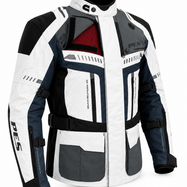 Geacă Moto Touring PES Carpathian Series – Ripstop 600D, Impermeabilă, EN 17092 Clasa AA, Protecții CE Level 2, 4 Sezoane