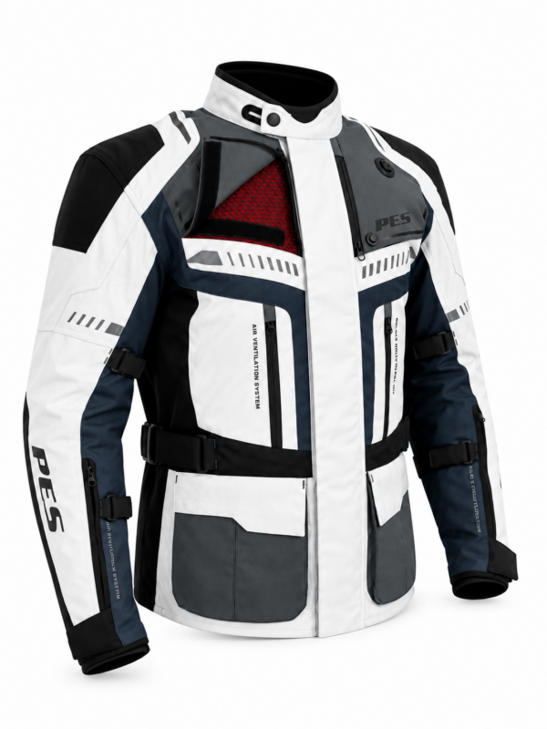 Geacă Moto Touring PES Carpathian Series – Ripstop 600D, Impermeabilă, EN 17092 Clasa AA, Protecții CE Level 2, 4 Sezoane