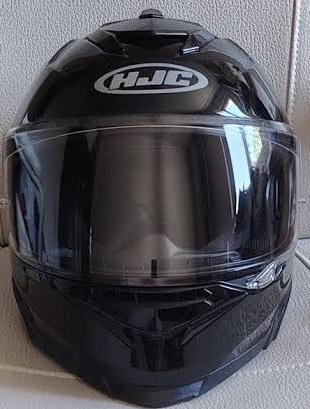 HJC i71 negru semi-mat cu vizieră solară integrată