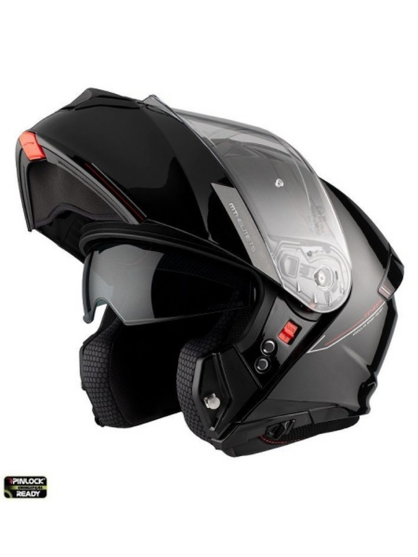 mt Cască Moto modulabila MT Genesis SV Pure A1 Negru