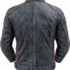 Geaca Moto Stima Blue - Piele naturala, Protectii CE