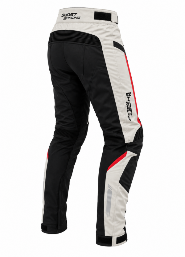 Costum Moto GhostRacing - Alb - AllSeason Impermeabil