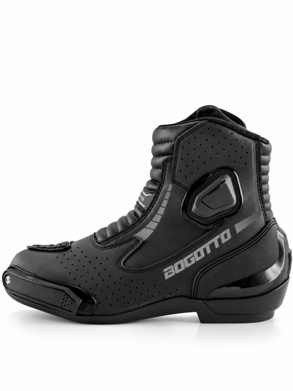 Ghete moto Bogotto Wild Negru - certificare CE