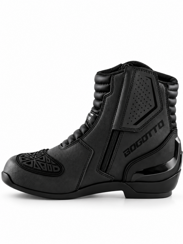 Ghete moto Bogotto Wild Negru - certificare CE