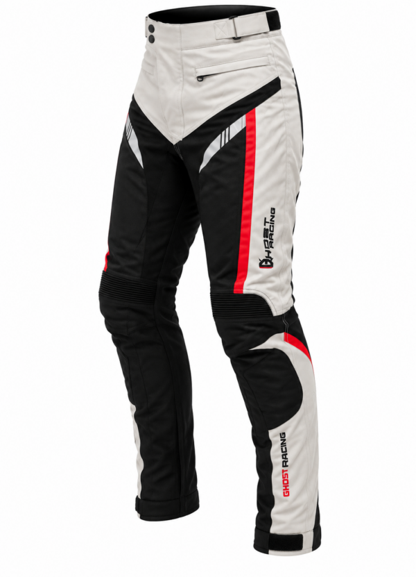 Costum Moto GhostRacing - Alb - AllSeason Impermeabil